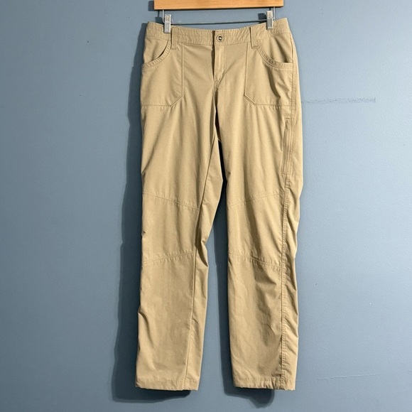 Kuhl Horizn Tan Outdoor Hiking Trail Skinny Pant Womens Sz 10 - Picture 1 of 6